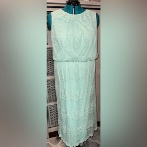 Item# 206. DRESSBARN Lace Maxi Dress, 20